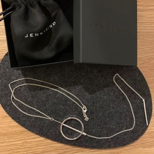 Jenny Bird Rhine Lariat Necklace - Silver